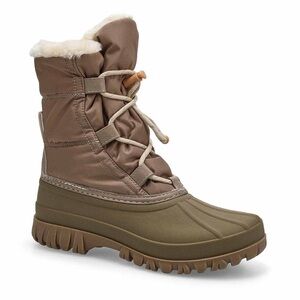 New SoftMoc Women's Clinch Waterproof Winter Boot mushroom Color Sz 9